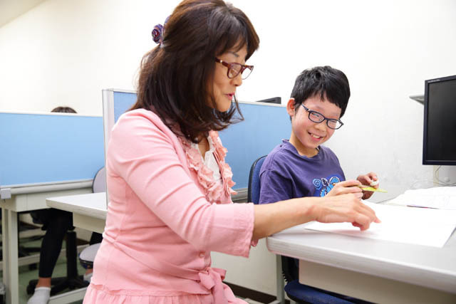 【写真】完全個別学習コースの様子